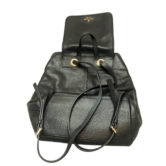 Kate Spade Black Leather Backpack with adjustable straps - Chester Street - Picture 6 of 9